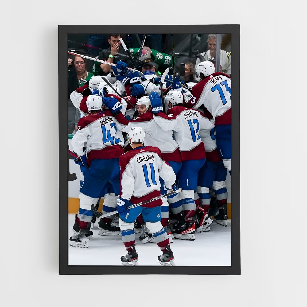 Poster Colorado avalanche – affiche Hockey sur glace (vue 2)